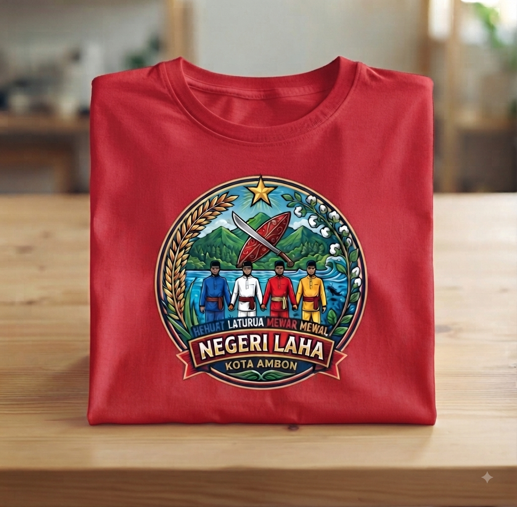 Tshirt Logo Negeri Laha